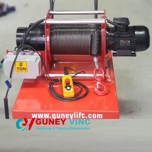 5 ton yatay şanzıman yer vinç 100 metre