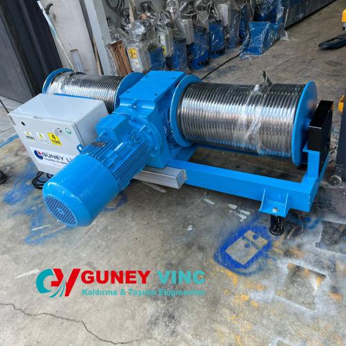 10 ton çift tanbur vinç yer 