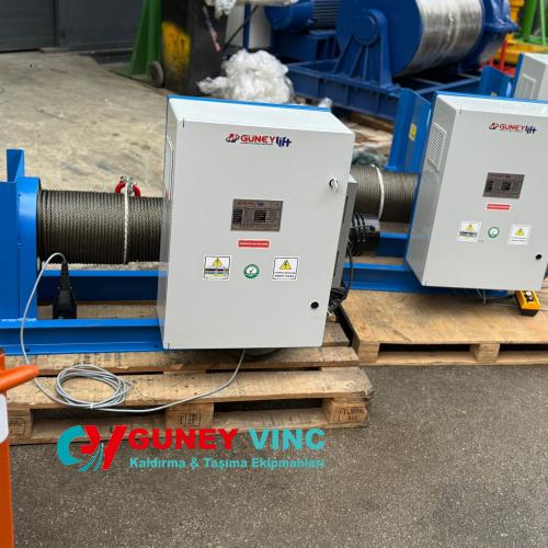 5 ton 100 metre çift hızlı invertörlü vinç sistemi