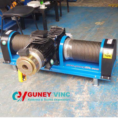 5 ton çift tambur asansör vinç sistemi